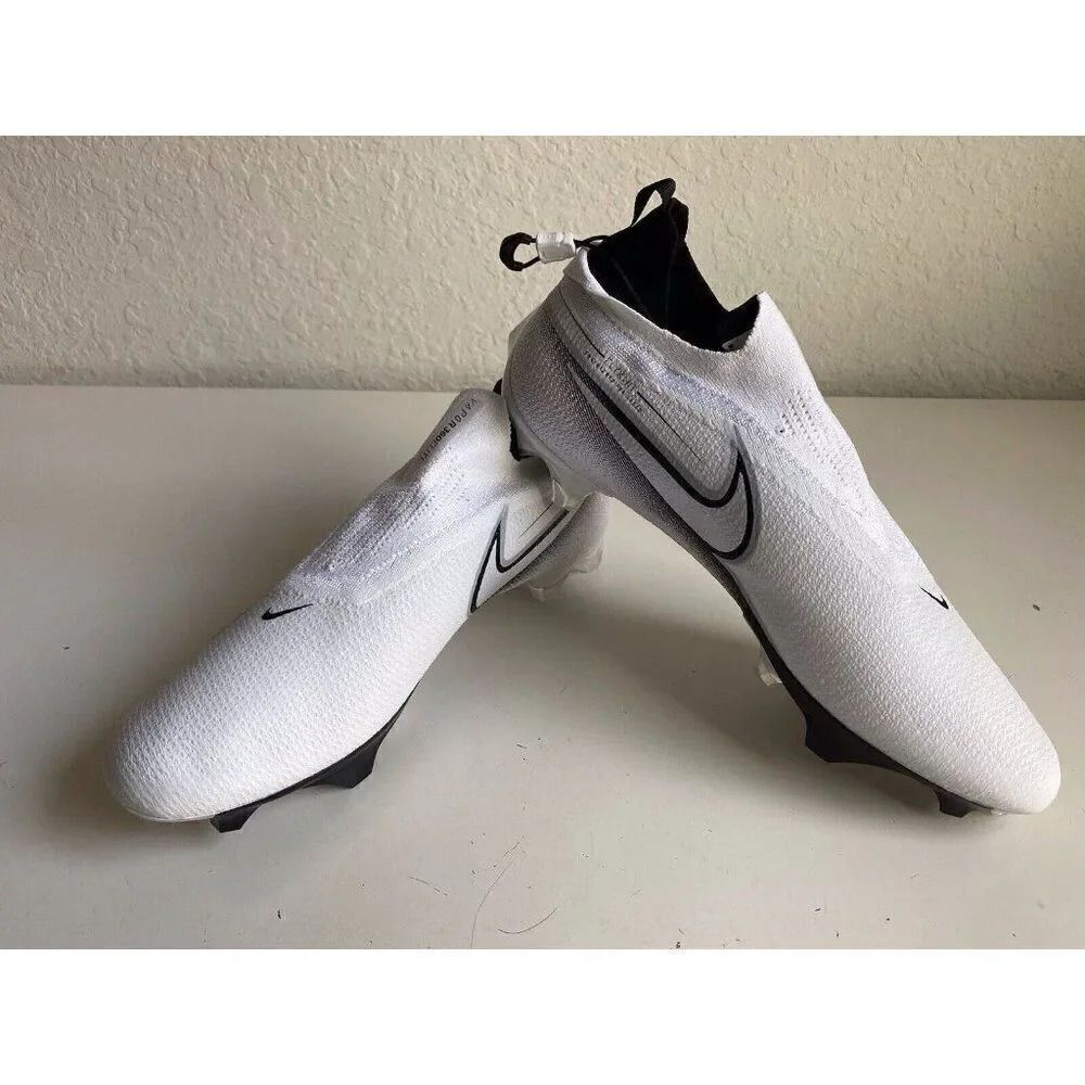 Nike Vapor Edge Elite 360 Flyknit Football Cleats White CV6282-108 Men’s Sz 15